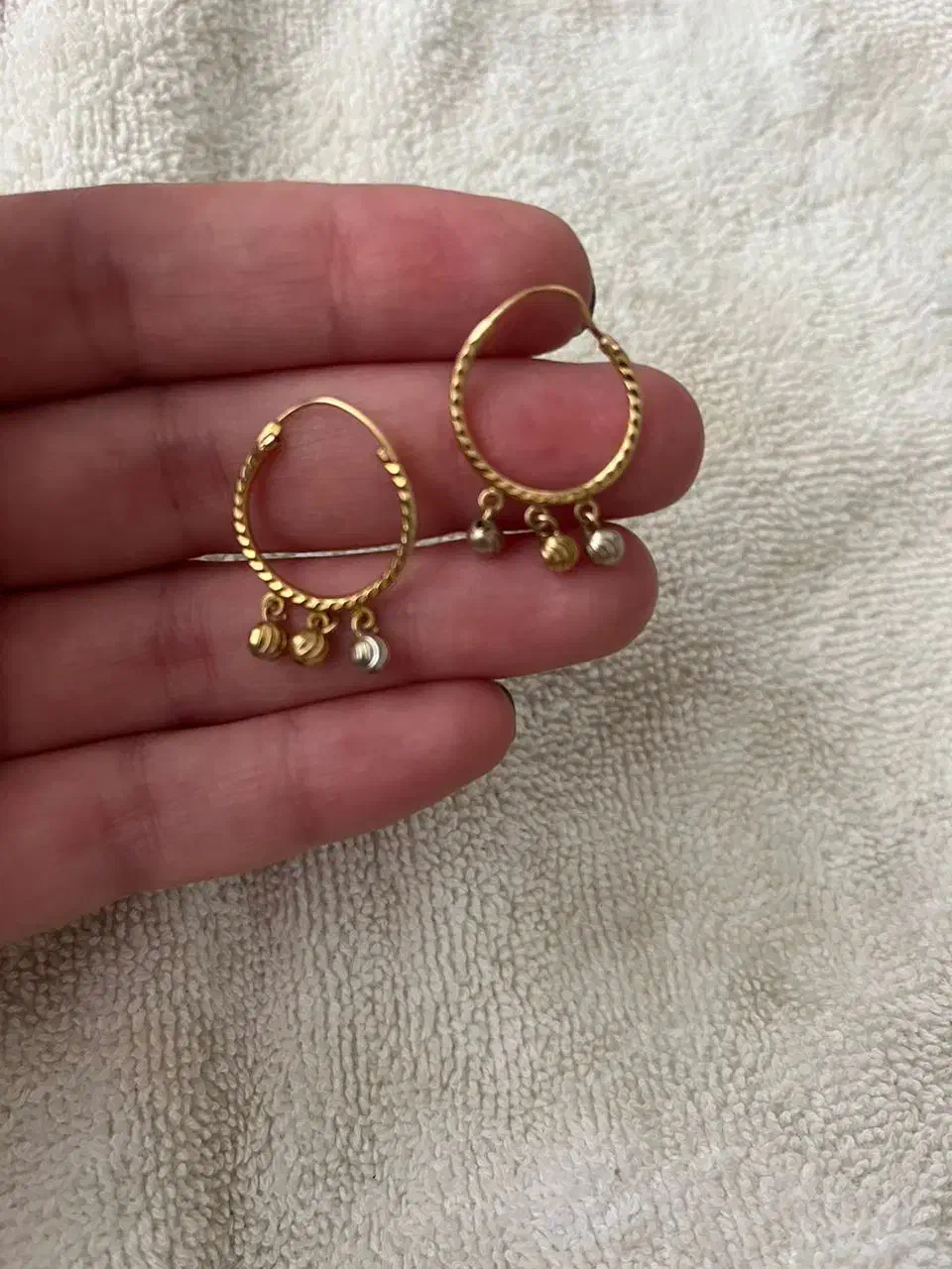 فروش گوشوار انگشتر زنجیر گوشوار ۲گرم|جواهرات|نورآباد ممسنی, |دیوار