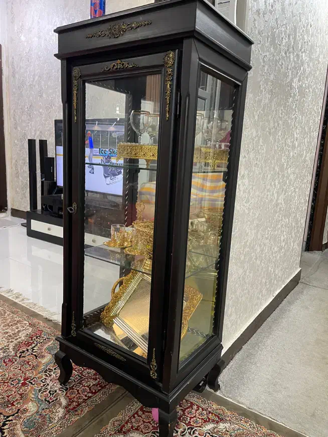 بوفه-چوبی|بوفه، ویترین، کنسول|امیدیه, |دیوار