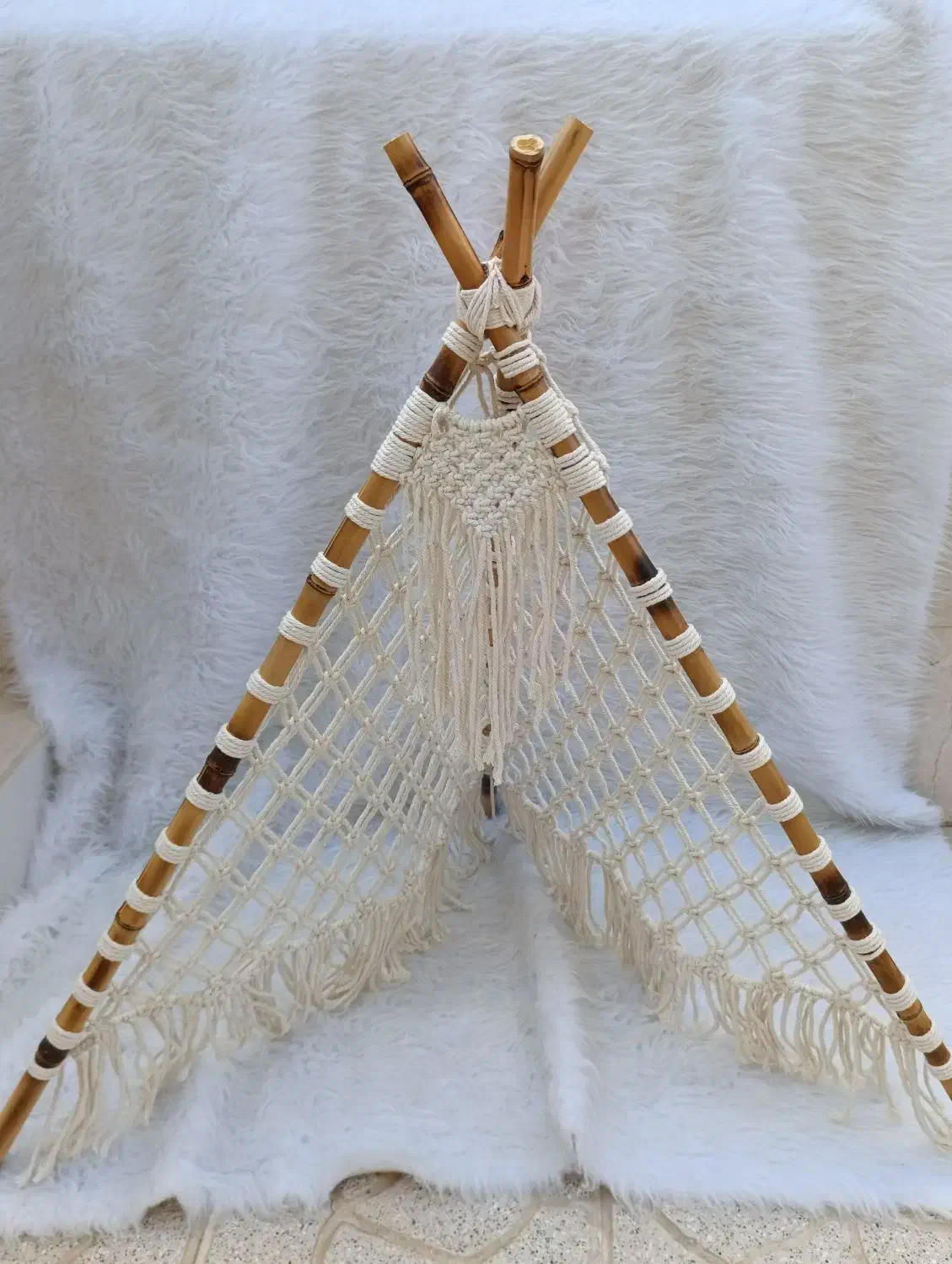 چادر مکرومه|صنایع دستی و سایر لوازم تزئینی|چهاردانگه (تهران), |دیوار