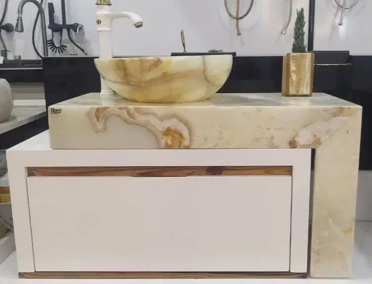 روشویی مرمر طبیعی|لوازم سرویس بهداشتی|شاهینشهر, خانه کارگر|دیوار