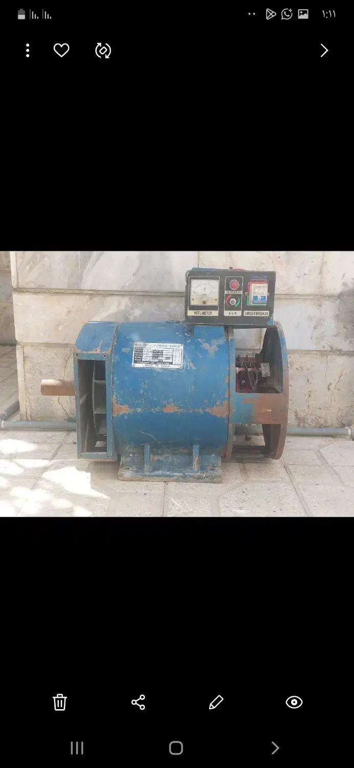 ژنراتور قیمت مناسب|ماشین‌آلات صنعتی|شیراز, عادل آباد|دیوار