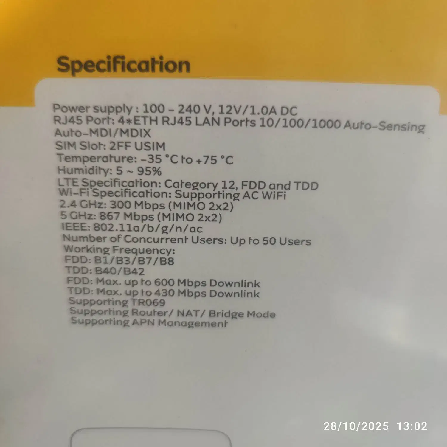 فروش مودم ایرانسل TFI120 E1 به همراه سیم کارت td|مودم و تجهیزات شبکه|مشهد, جاهد شهر|دیوار