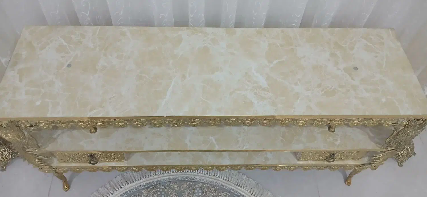 فروش میز تلویزیون برنج برنز|میز تلویزیون|الیگودرز, |دیوار