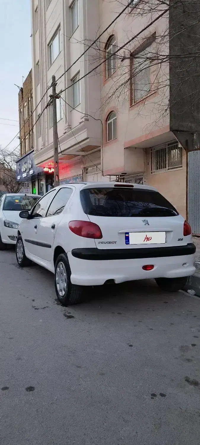 206 تیپ 5 مدل 92|خودرو سواری و وانت|مشهد, طلاب|دیوار