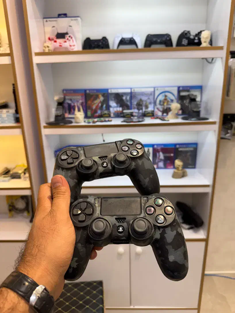 Ps4 slim پلی استیشن ۴ اسلیم دو دسته|کنسول، بازی ویدئویی و آنلاین|تهران, شهرک محلاتی|دیوار