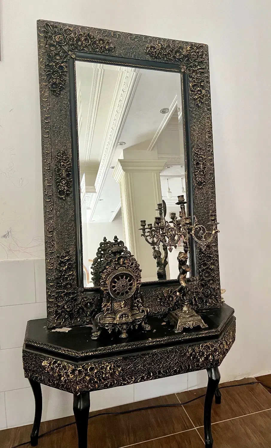 آینه شمعدان|آینه|برازجان, |دیوار