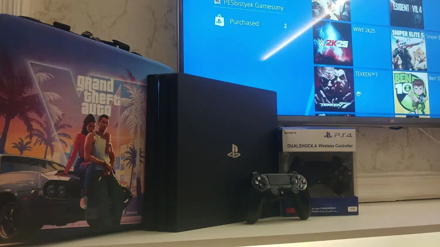 ps4 pro 7216 نو کپیخور دو دسته با کیف|کنسول، بازی ویدئویی و آنلاین|تهران, شهرک آزادی|دیوار