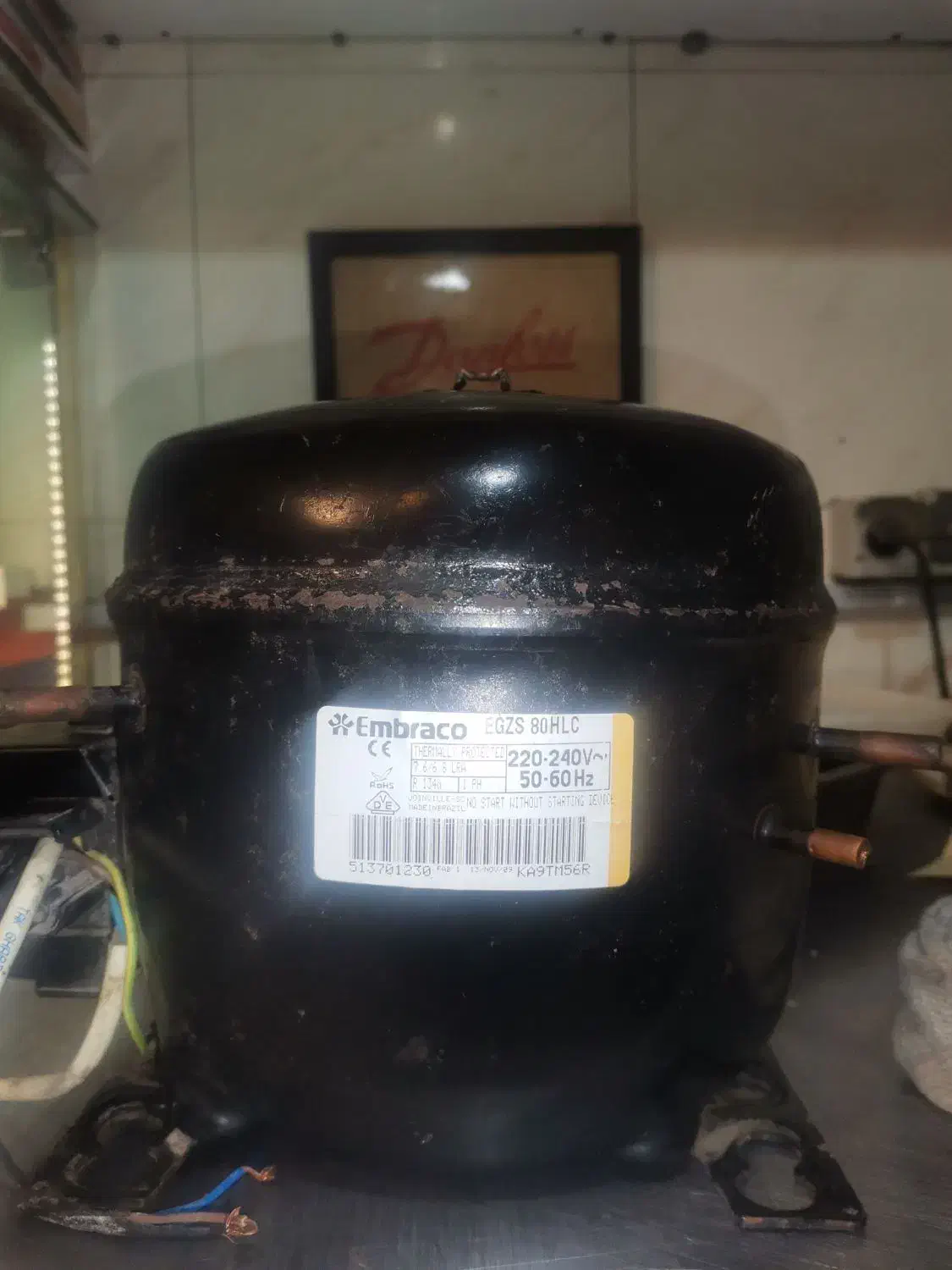 موتور یخچال امبراکو 1/4 اصل در حد نو|یخچال و فریزر|رشت, حمیدیان|دیوار