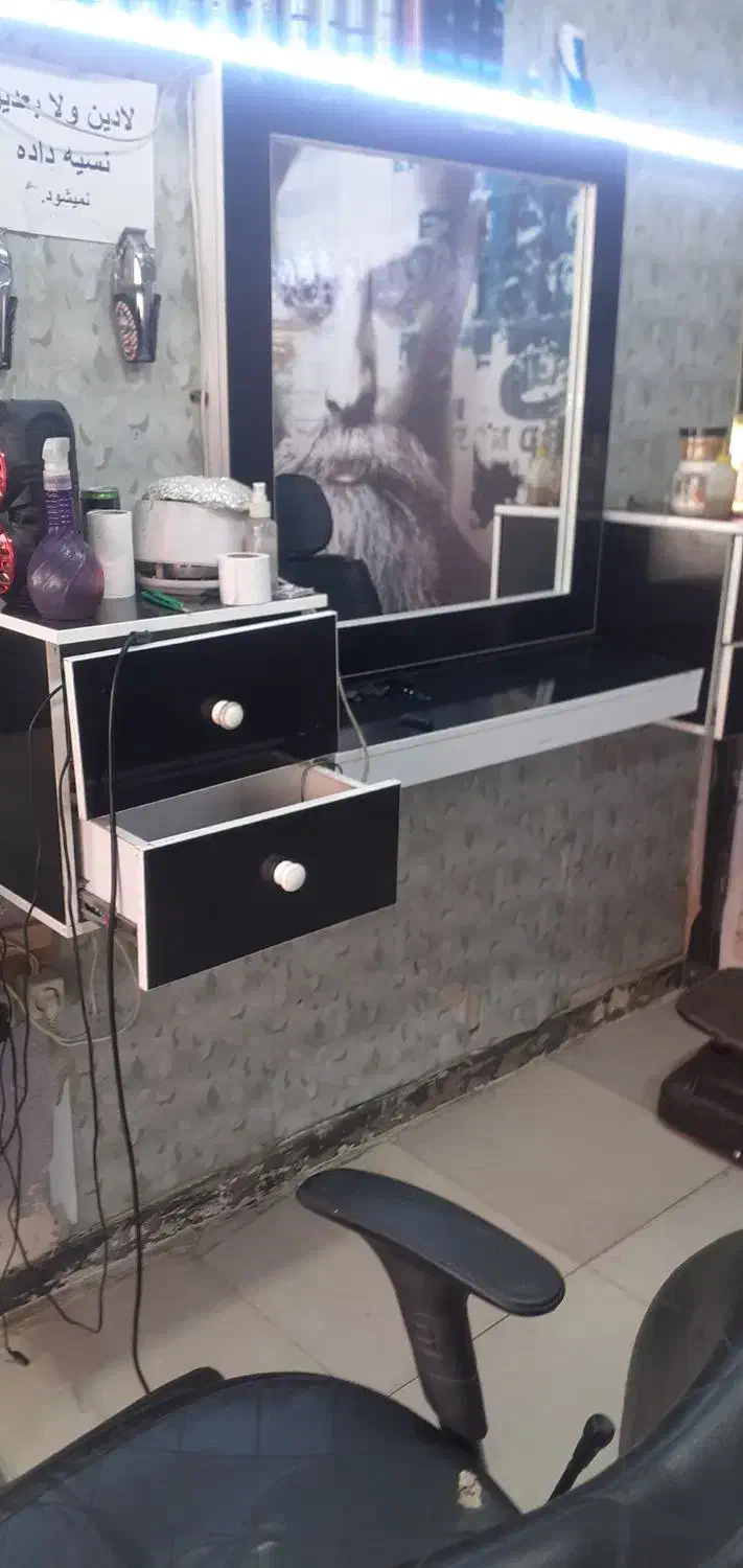 دکور ارایشگاه|آرایشگاه و سالنهای زیبایی|کارون, |دیوار