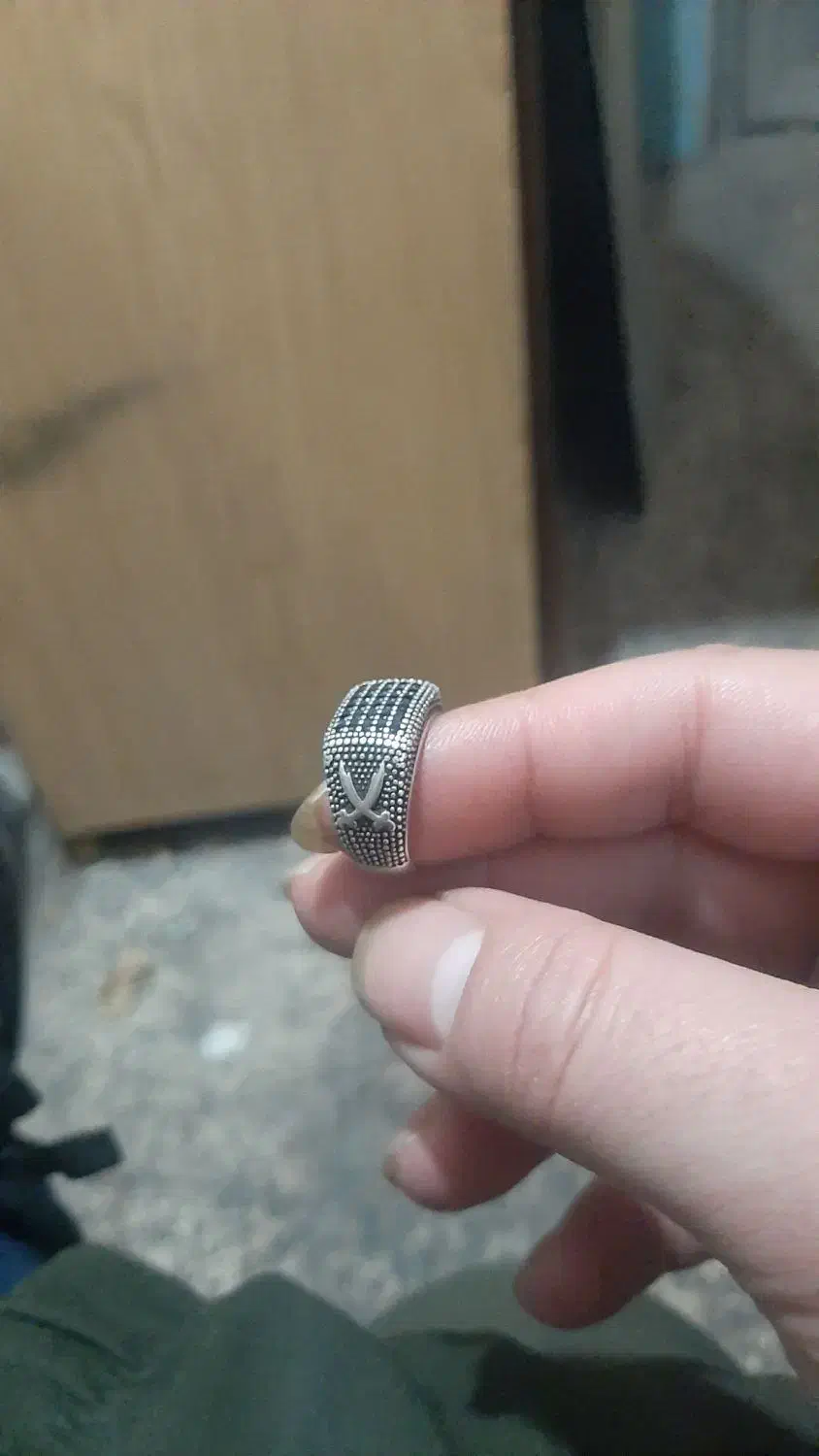 انگشتر نقره۹۲۵مردانه خوش دست بانگین های درخشان|جواهرات|اردبیل, |دیوار