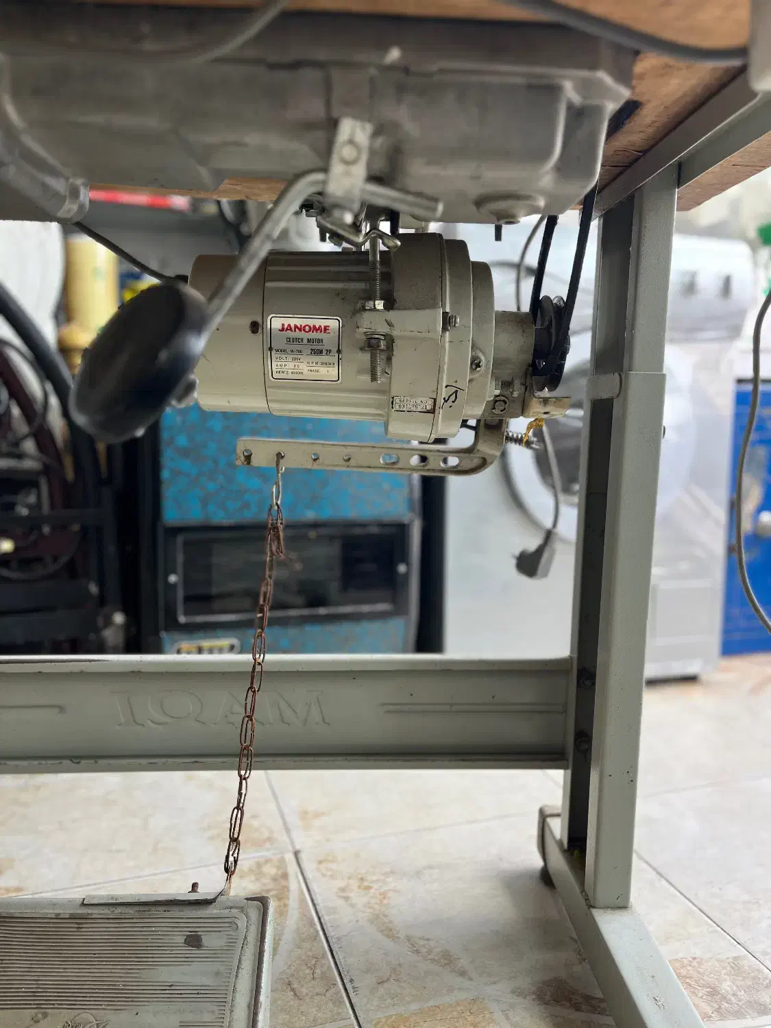 چرخ‌ راسته صنعتی مدل sewQ موتور ژانومه|چرخ خیاطی و ریسندگی|رامسر, |دیوار