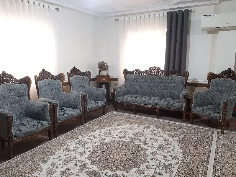 مبل ۹نفره استیل کلاسیک|مبلمان خانگی و میز عسلی|زیرآب, |دیوار