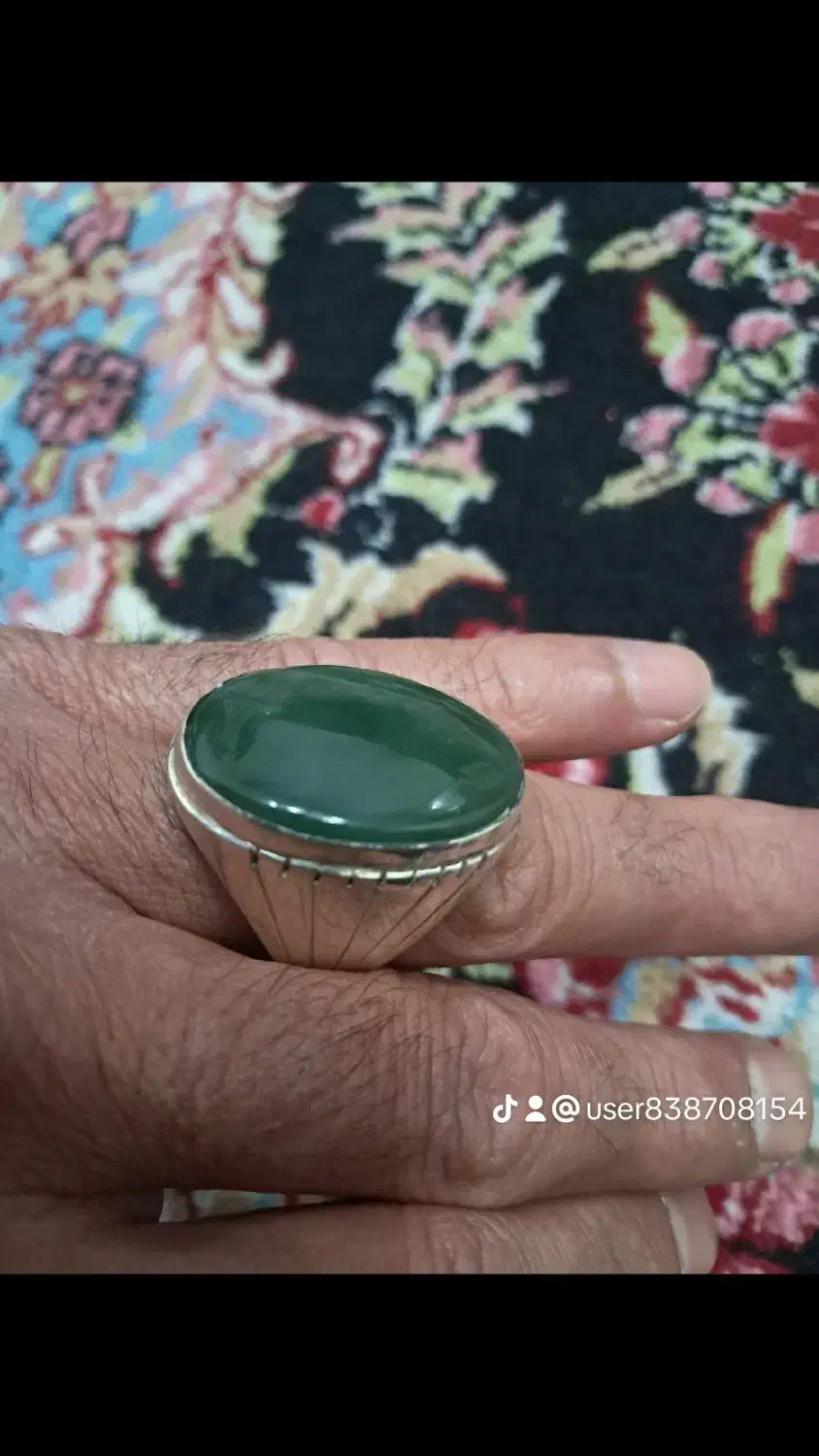 انگشتر  یشم وشجر یمن|جواهرات|بندر ماهشهر, |دیوار