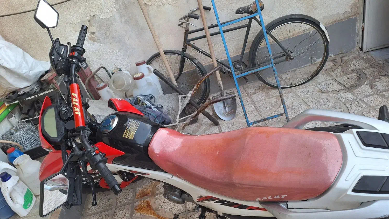 موتورتریل فلات 200نیوفیس درحدنوتمیز|موتورسیکلت|محمدیه-قزوین, |دیوار