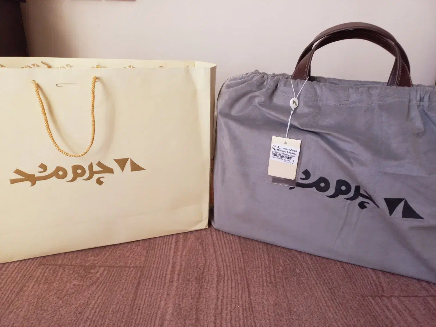 کیف اداری مردانه چرم مشهد مدل A5589|کیف، کفش، کمربند|اصفهان, کوی امیریه|دیوار