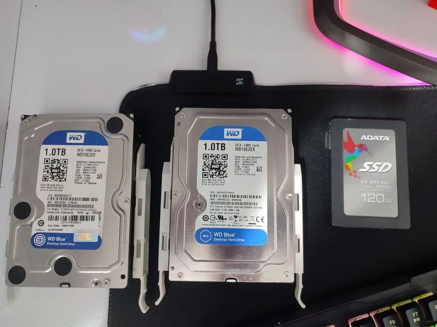 سه عدد هارد|قطعات و لوازم جانبی رایانه|رشت, آزادگان|دیوار