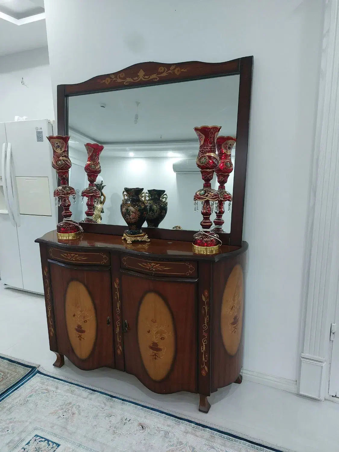 اینه شمعدان ساعت|آینه|مشهد, دانشجو|دیوار