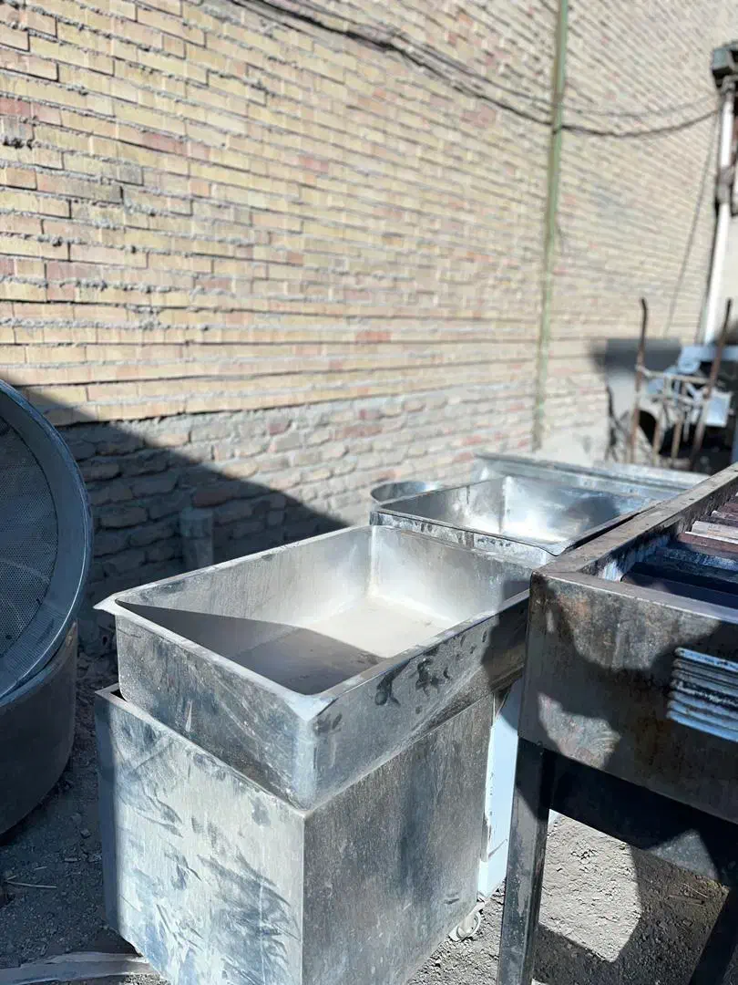 سه عدد ابکش بزرگ استیل توری   دو عدد لگن استیل|ظروف پخت‌وپز|چهاردانگه (تهران), |دیوار
