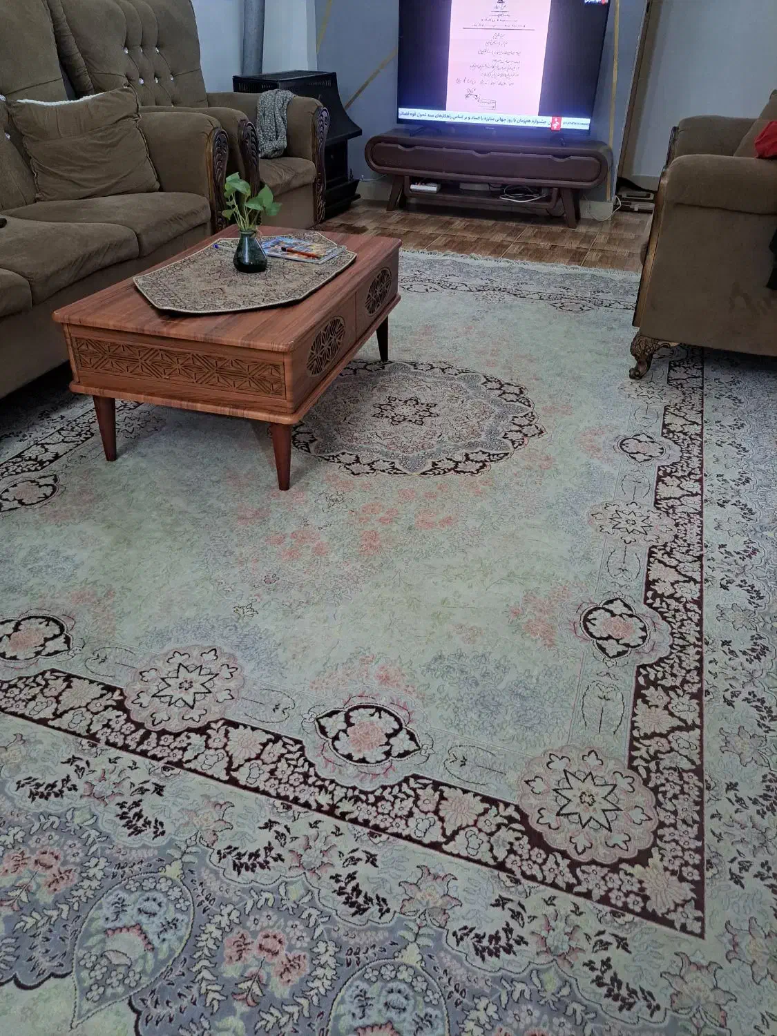 ۲عدد فرش ۹ متری باهم|فرش|رشت, کوی مهر|دیوار