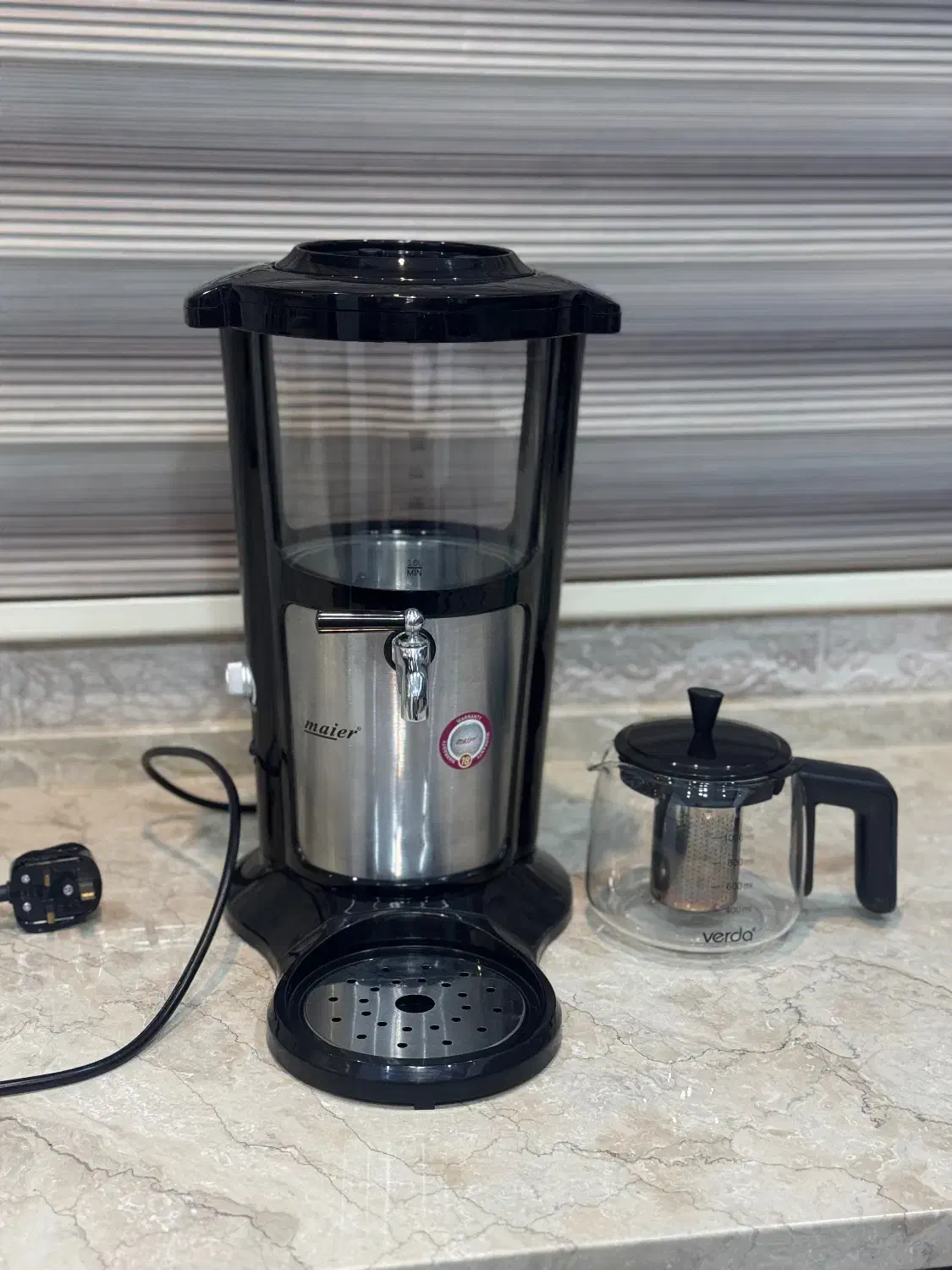 سماور برقی مایر آلمان|سماور، چایساز، قهوهساز|قم, بنیاد|دیوار