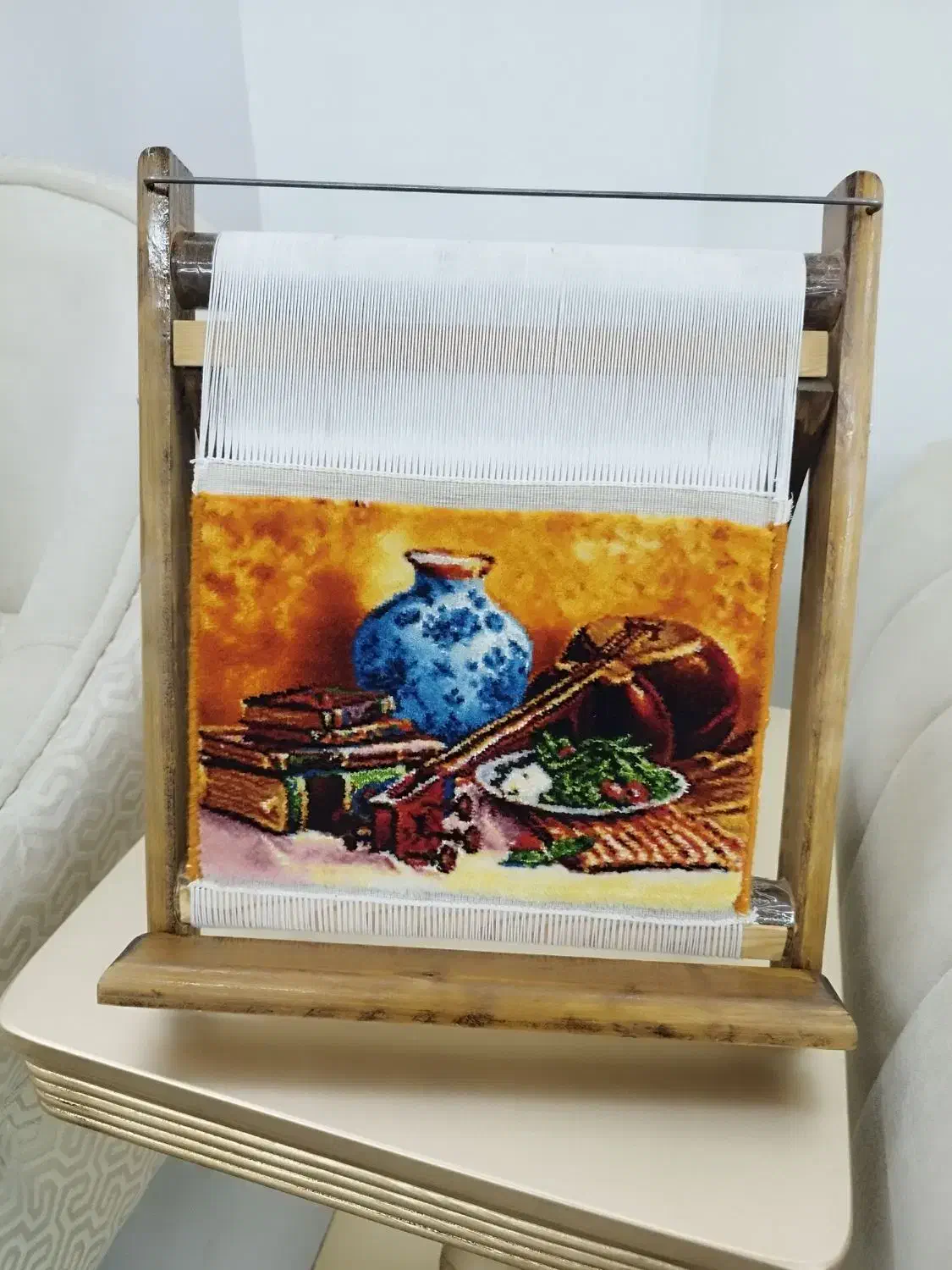 تابلو فرش دست بافت|تابلو فرش|اصفهان, الهیه|دیوار