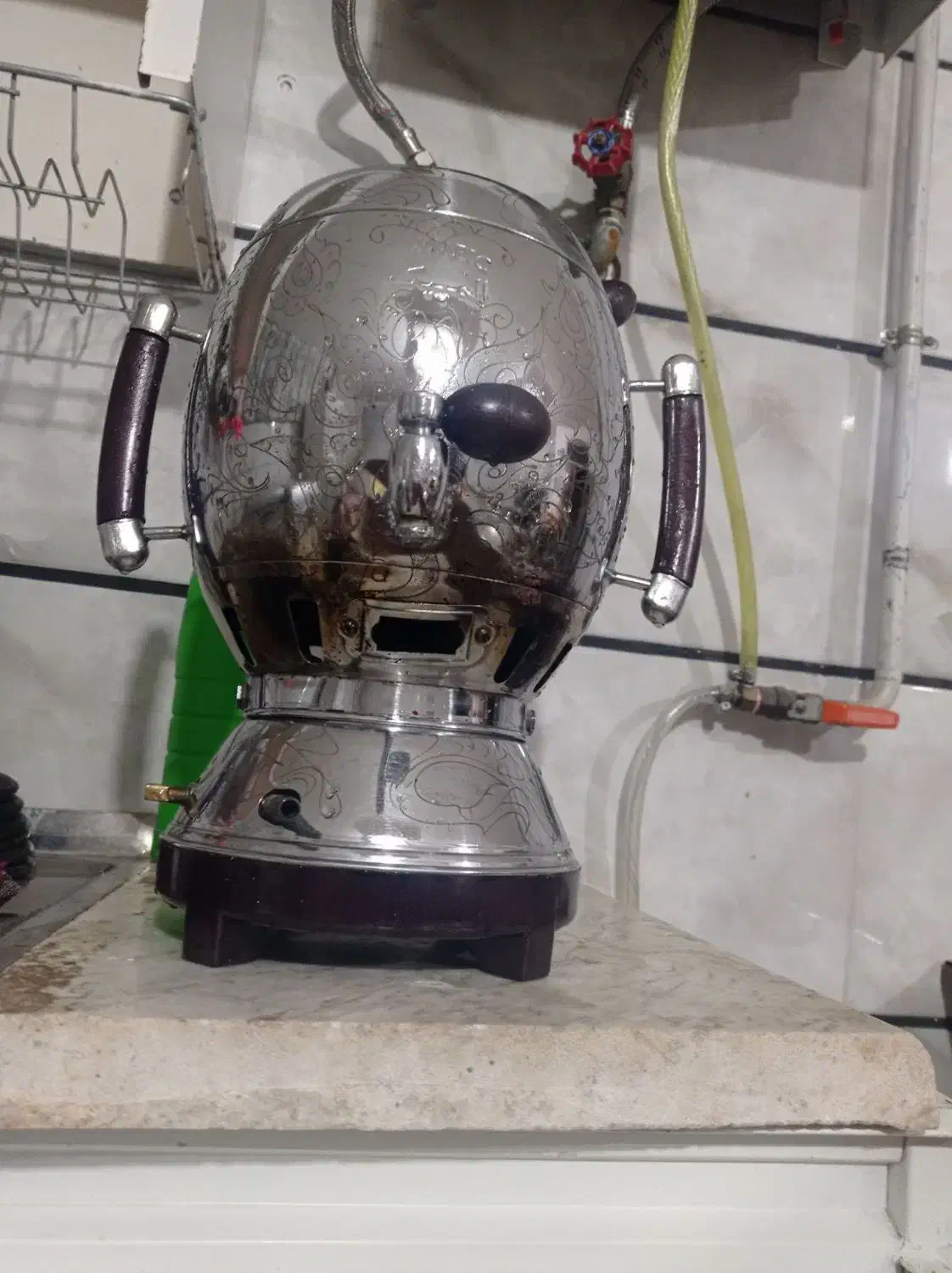 سماور گازسوز|سماور، چایساز، قهوهساز|اقبالیه, |دیوار