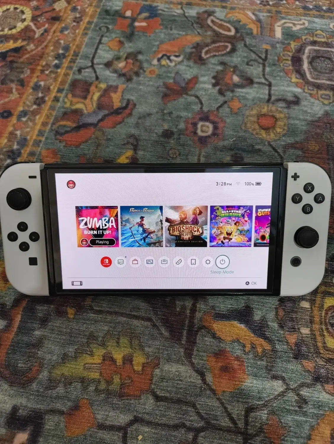 Nintendo switch Oled|کنسول، بازی ویدئویی و آنلاین|اصفهان, باغ نگاره|دیوار