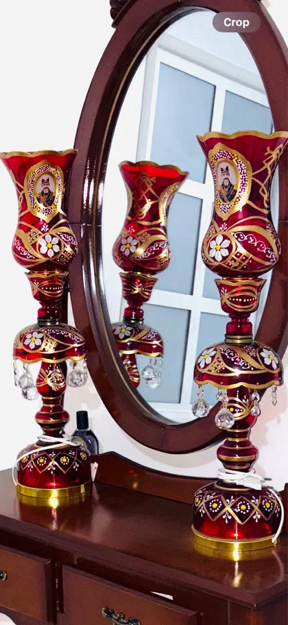 شمعدان شاه عباسی|چراغ خواب و آباژور|سنندج, |دیوار