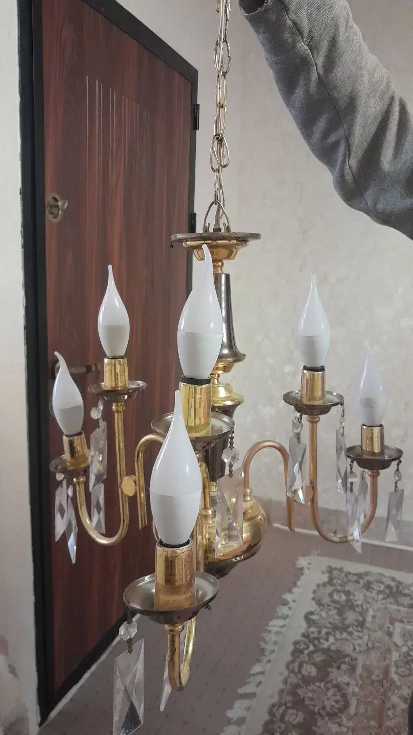 لوستر|لوستر و چراغ آویز|مشهد, بهمن|دیوار