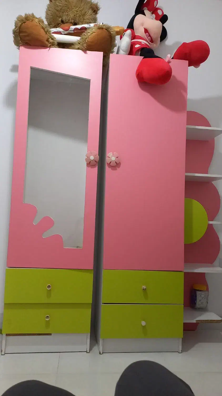 کمد کودک زیبا|تخت و سرویس خواب|اراک, |دیوار