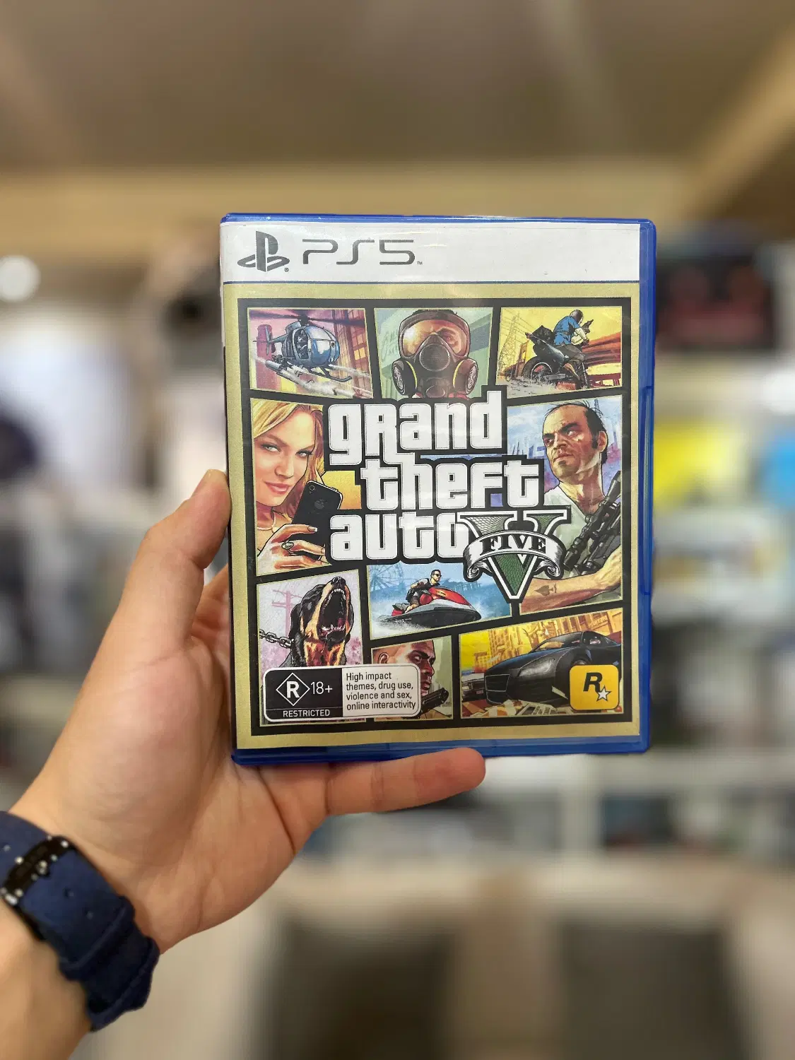دیسک GTA V PS5|کنسول، بازی ویدئویی و آنلاین|لاهیجان, شهید آوینی|دیوار