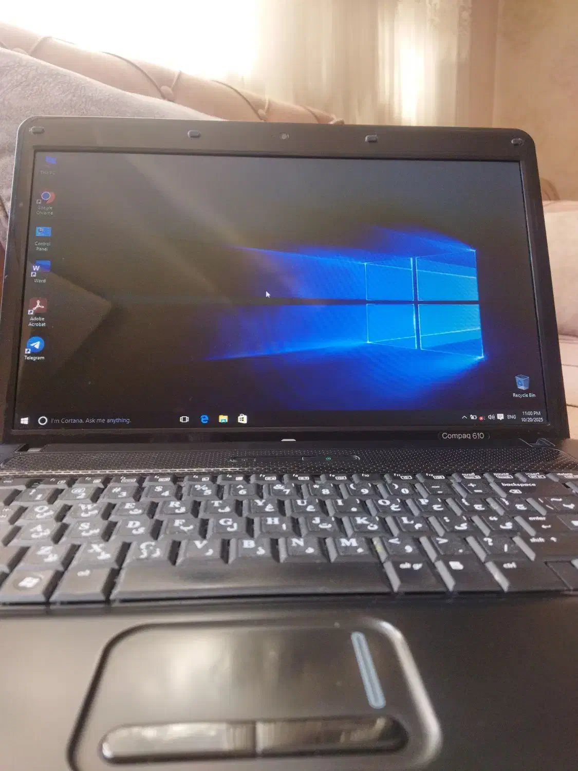 لپ تاپ hp compaq 610|رایانه همراه|مشهد, طلاب|دیوار