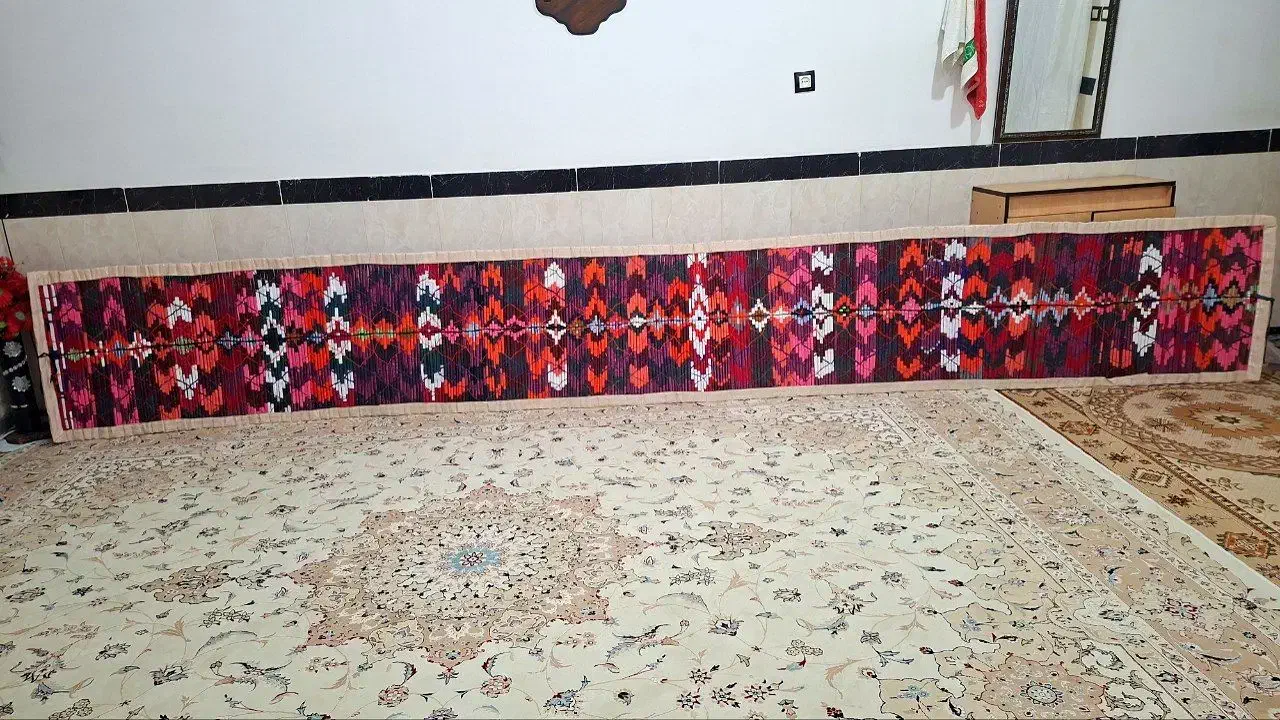 چیت تپک زیبا|گلیم، جاجیم، گبه|چرداول, |دیوار