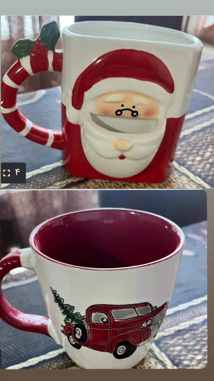 زیر سیگار فرانسوی و ماگ و قوری زعفران|ظروف سرو و پذیرایی|کرمان, |دیوار