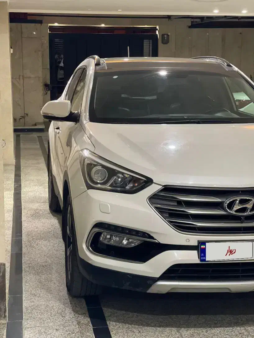 سانتافه ۲۰۱۶ فول بیرنگ GDI سفید|خودرو سواری و وانت|قزوین, |دیوار