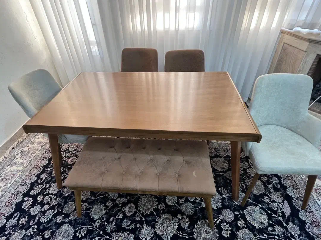 نهار خوری ۶ نفره|میز و صندلی غذاخوری|گرمسار, |دیوار