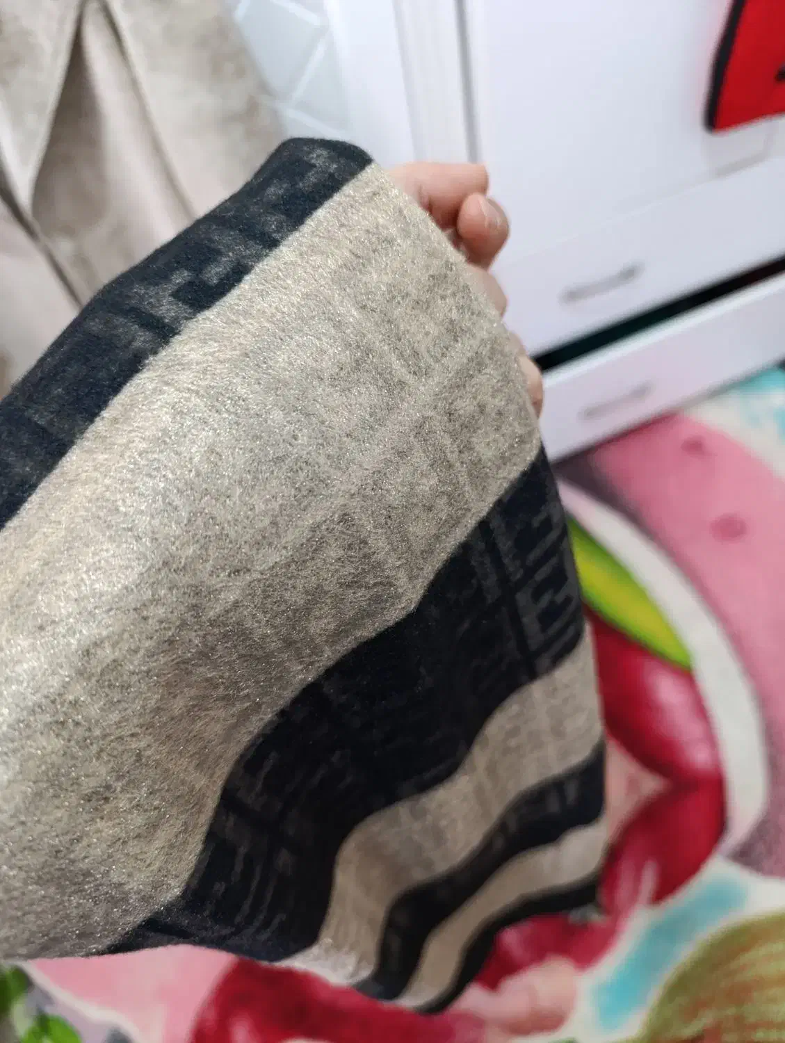 پالتو مزون دوز با شال مخملی|لباس|قم, کیوانفر|دیوار