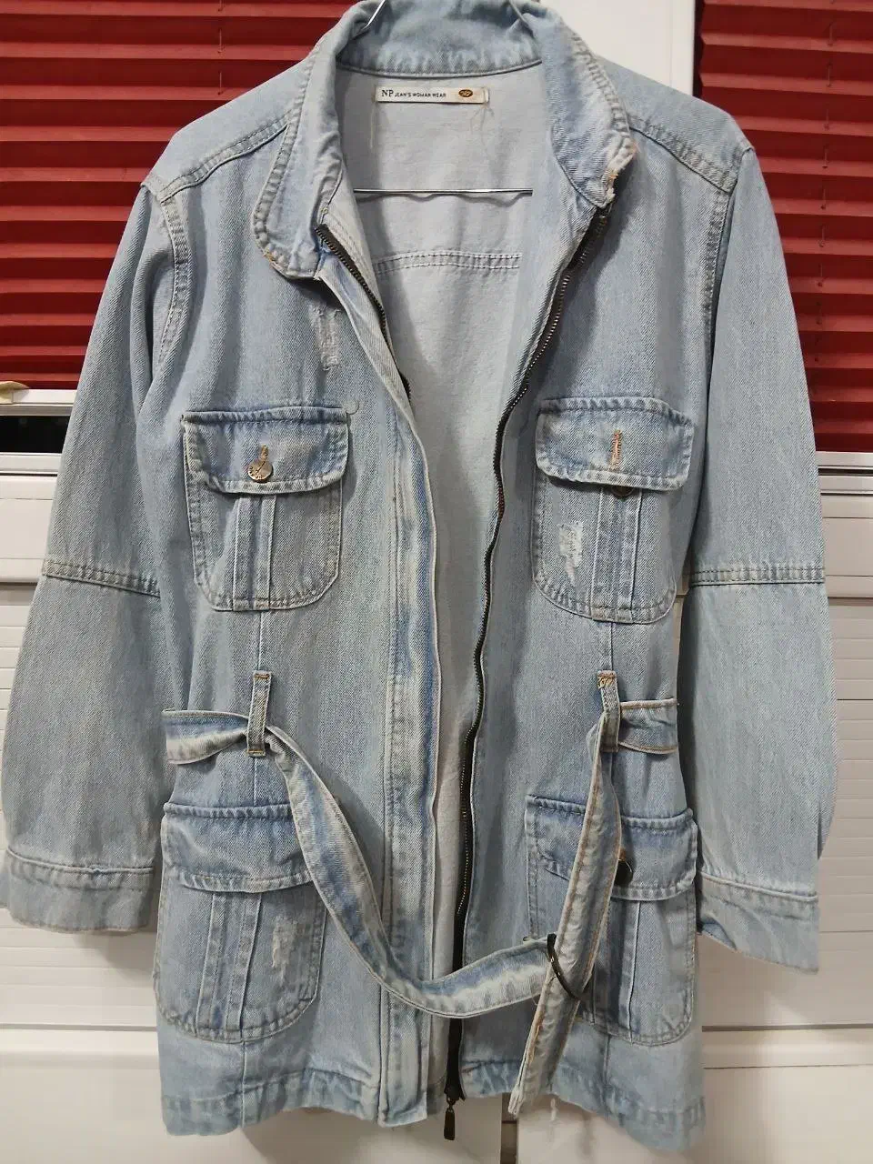 مانتو جین سایزه ۳۸|لباس|معصومیه, |دیوار