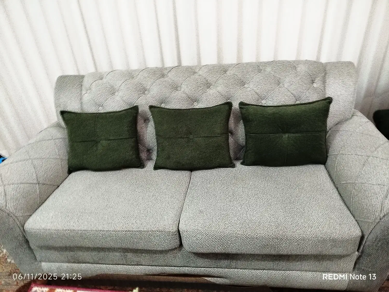 مبل سفید و سبز شیک نو نو|مبلمان خانگی و میز عسلی|اردبیل, |دیوار