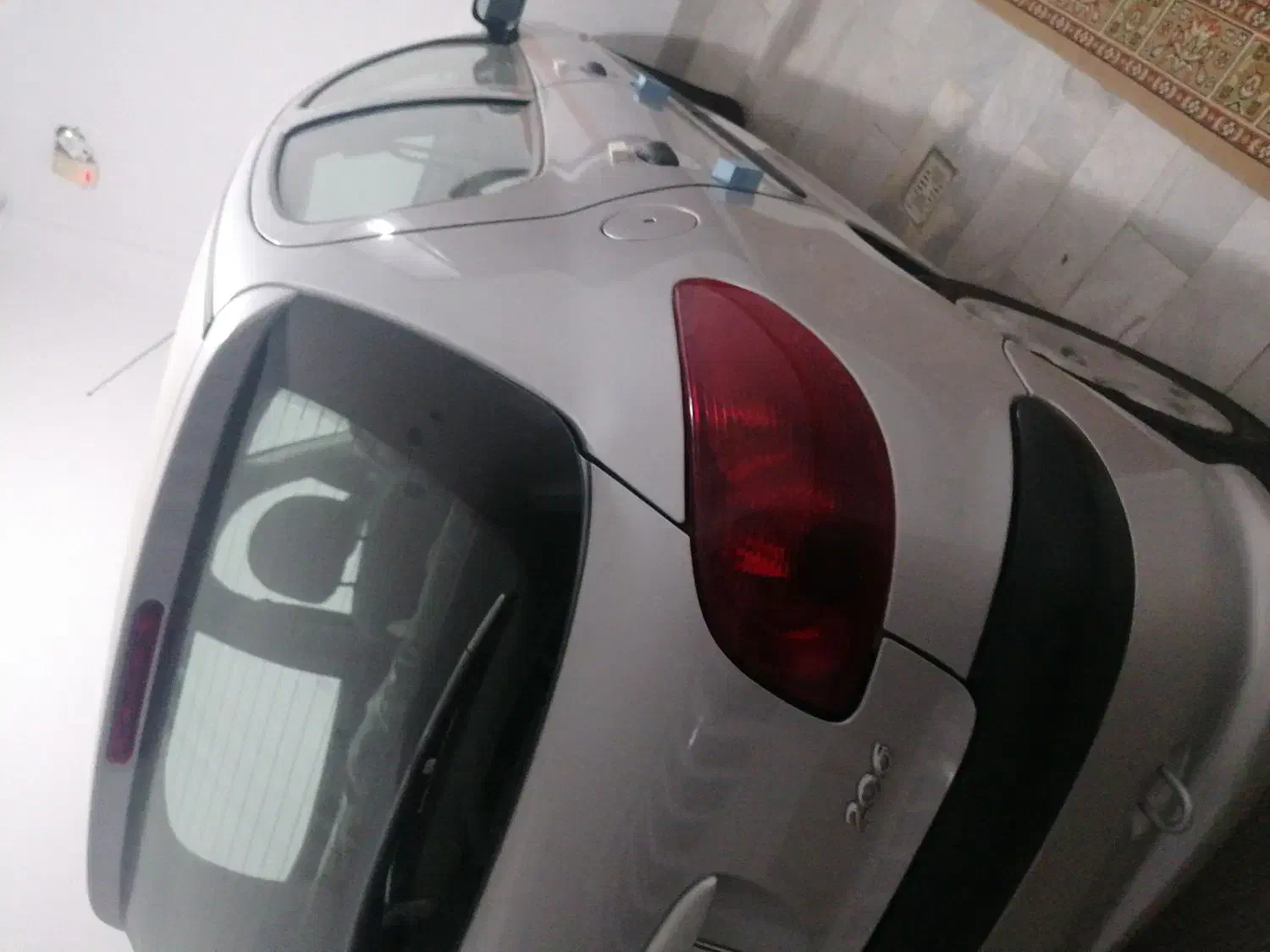 پژو 206 تیپ 2، نقره‌ای متالیک|خودرو سواری و وانت|سنندج, |دیوار