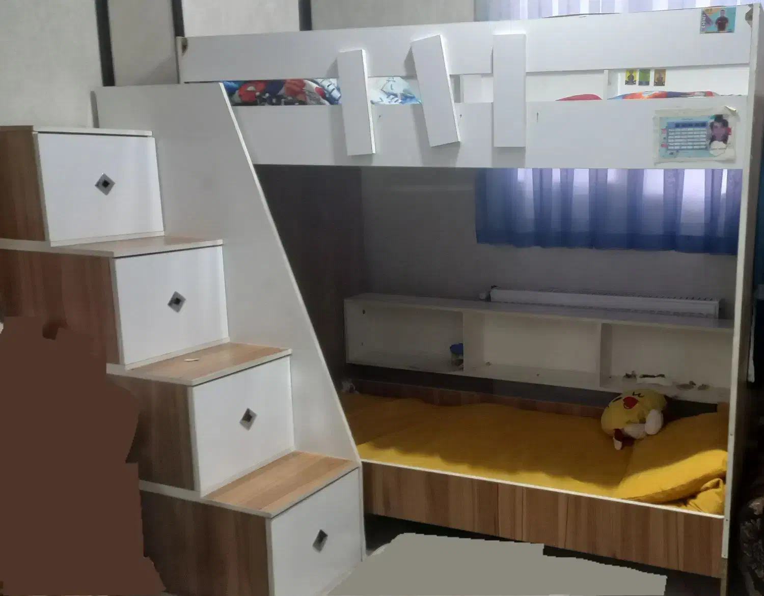 تخت دو طبقه|تخت و سرویس خواب|فولادشهر, مسکن مهر فولادشهر|دیوار