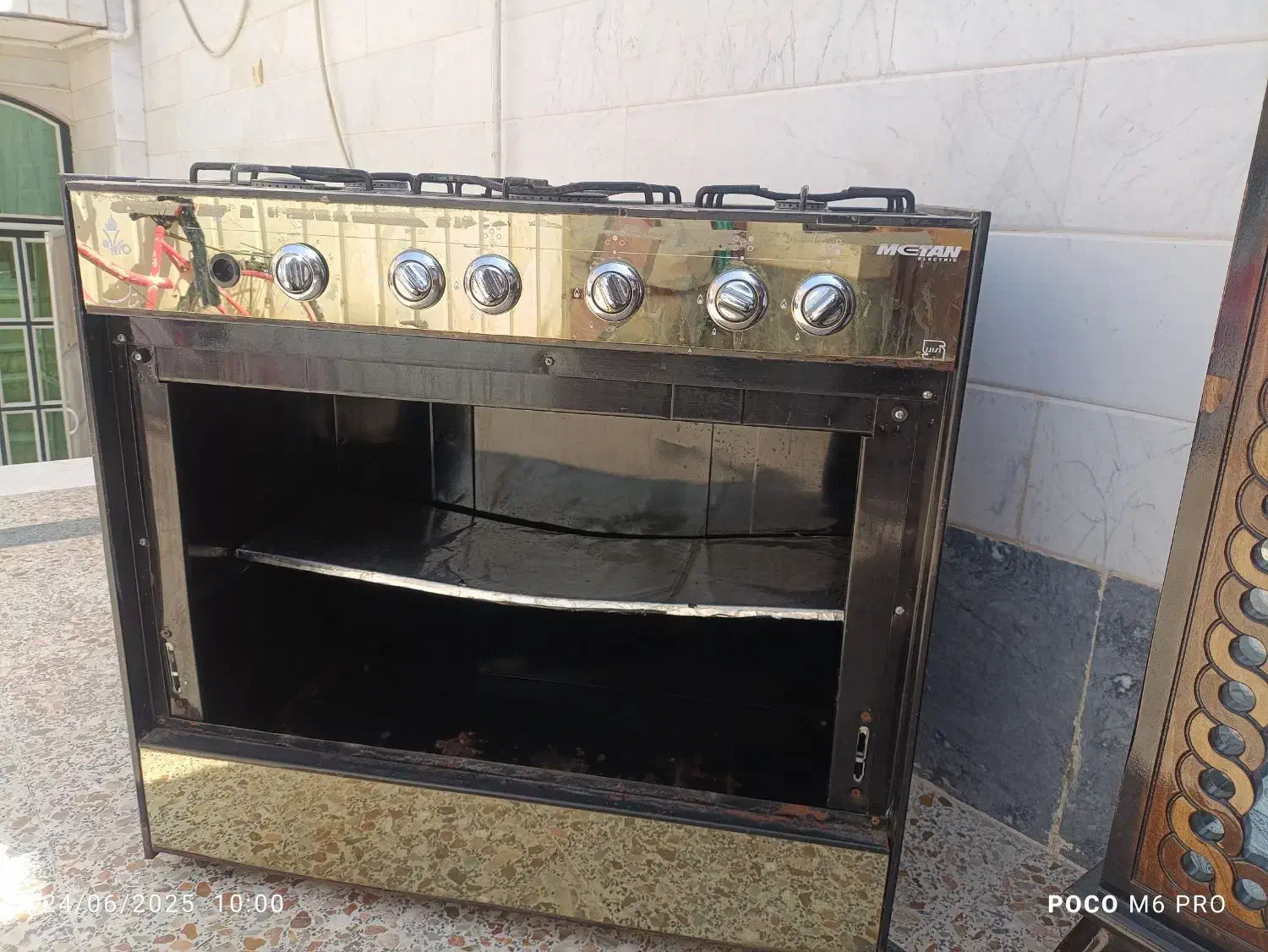 اجاق گاز پنج شعله باقیمت بسیارمناسب|اجاق گاز و لوازم برقی پخت‌وپز|کهک, |دیوار