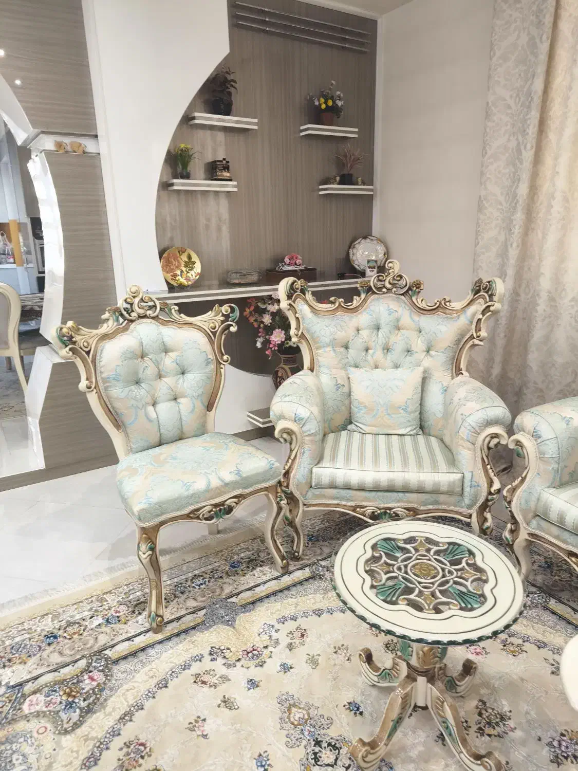 مبلمان استیل سلطنتی|مبلمان خانگی و میز عسلی|شهریار, شهریار|دیوار