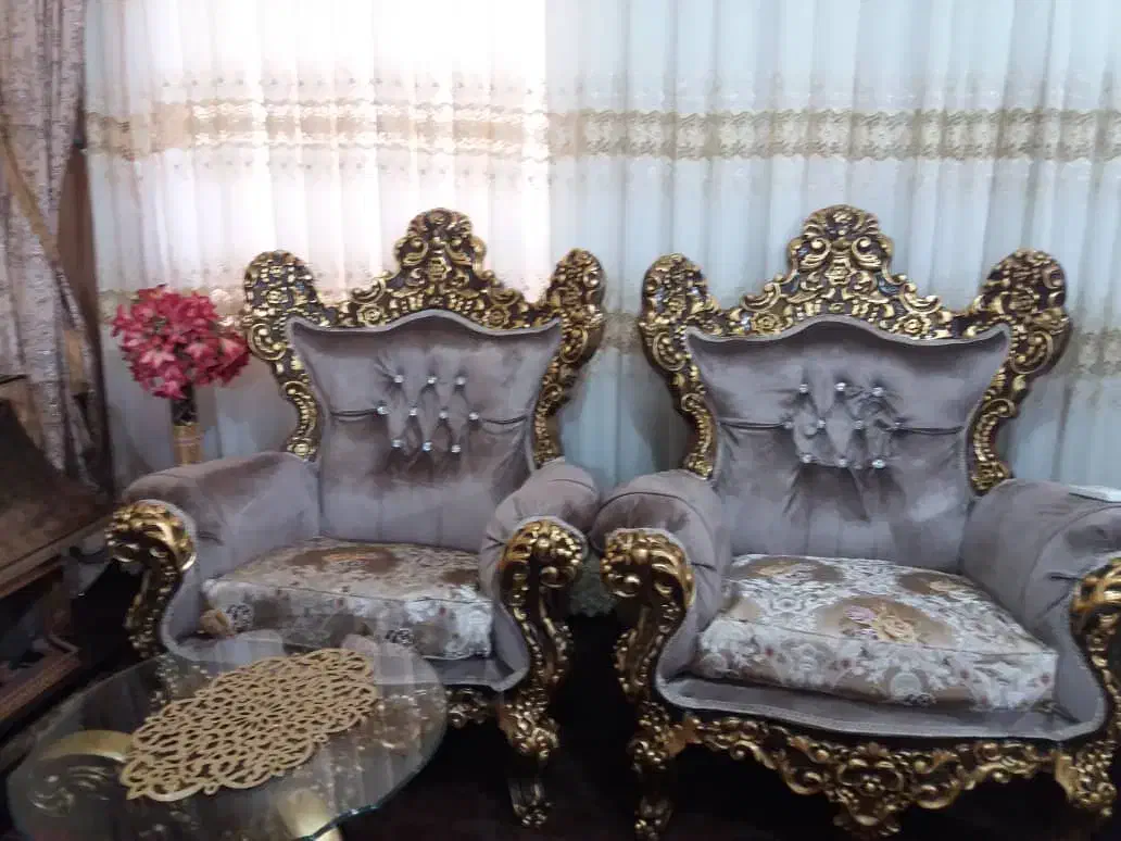 مبلمان ۹ نفره - فروش فوری|مبلمان خانگی و میز عسلی|شاهین دژ, |دیوار