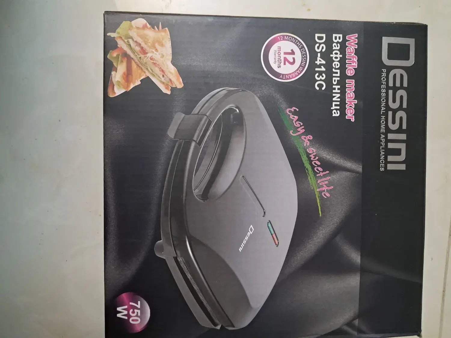 دستگاه وافل ساز مارکDessini یا ساندویچ میکر|اجاق گاز و لوازم برقی پختوپز|شیراز, میرزاکوچک خان|دیوار