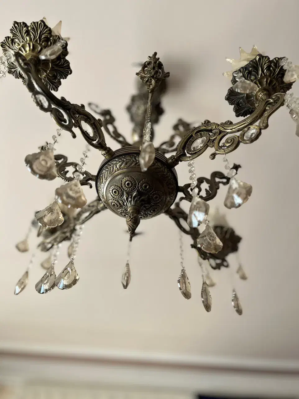 لوستر مدل عباسی ۴ شاخه|لوستر و چراغ آویز|قوچان, |دیوار