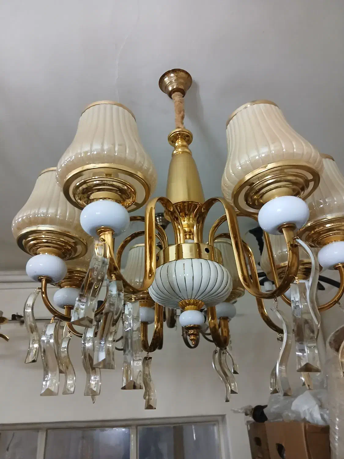 لوستر لهستانی مدل فرشته محصول لوستر کلاسیک آیلین|لوستر و چراغ آویز|تهران, امام زاده حسن|دیوار