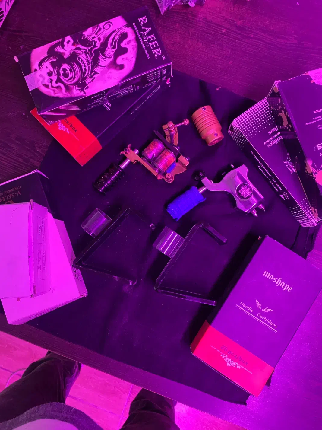 دو عدد دستگاه تتو (گان+روتاری)|آرایشی، بهداشتی، درمانی|درودزن, |دیوار