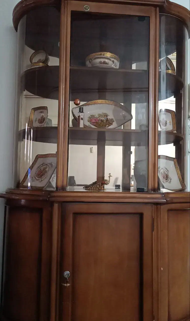 بوفه‌چوبی|بوفه، ویترین، کنسول|قم, باغ شریفی|دیوار