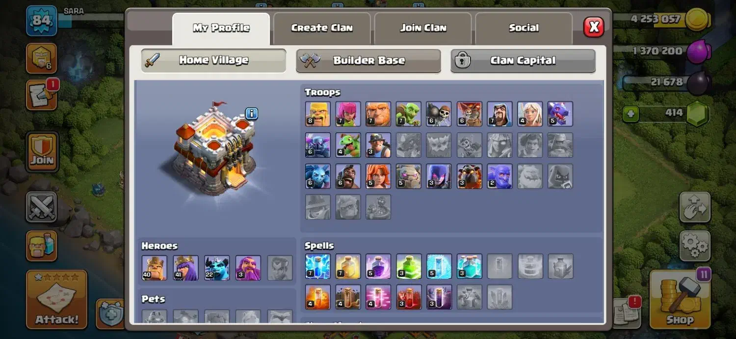 اکانت تانهال ۱۱ کلش اف کلنز|کنسول، بازی ویدئویی و آنلاین|اسفراین, |دیوار